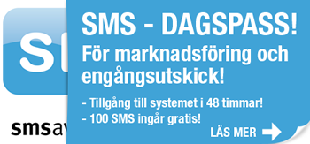 SMSavisering.se - Dagspass!